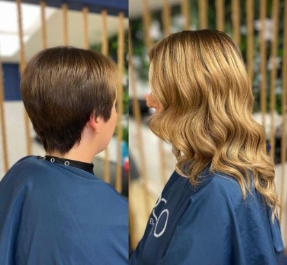 Hair extensions for hair loss at Stephen James Trichology Essex